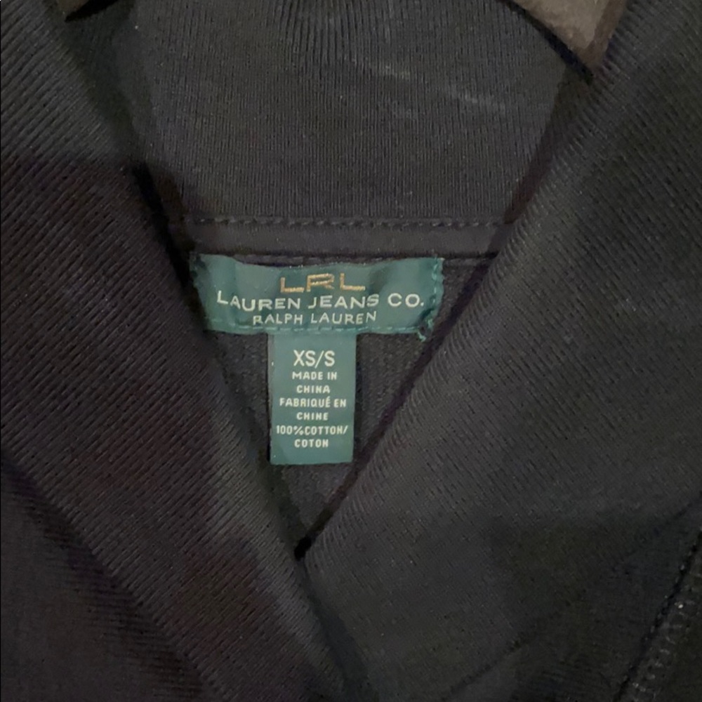 Lauren Ralph Lauren Jean Co. xs Black Poncho - Picture 2 of 5